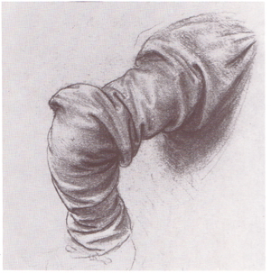 study for the head of  Judas